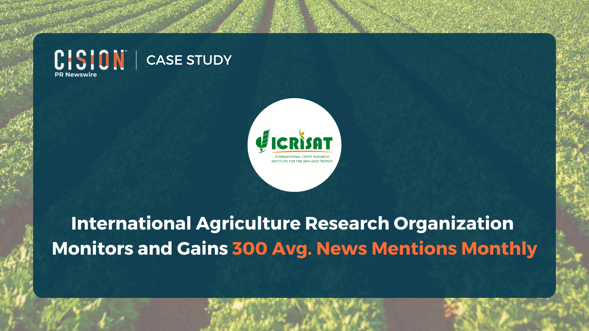 International Agriculture Research Organization Monitors and Gains 300 Avg. News Mentions Monthly